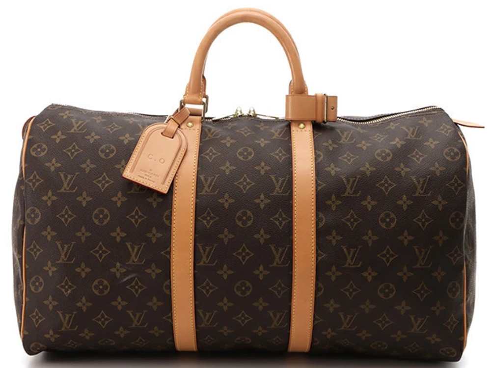 LOUIS VUITTON Keepall Boston Bag Monogram